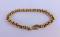 A 9ct gold belcher link bracelet