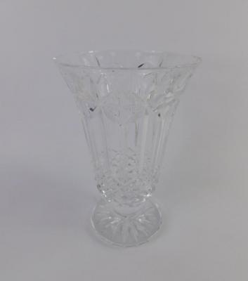 A Waterford cut glass vase