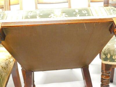 A set of eight George IV mahogany dining chairs - 5