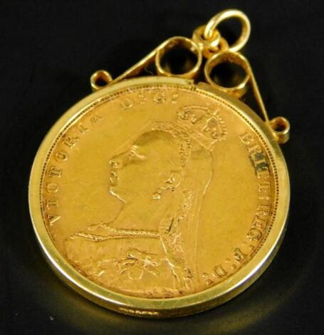 A Victorian full gold sovereign