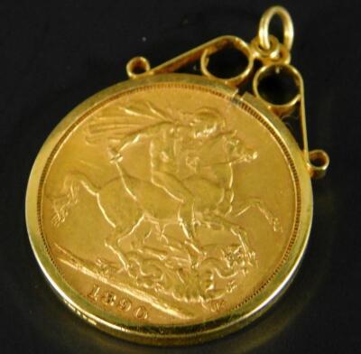 A Victorian full gold sovereign - 2