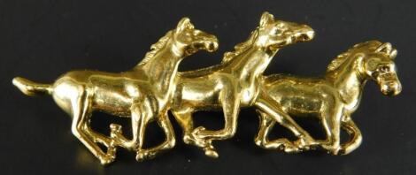 A horse brooch