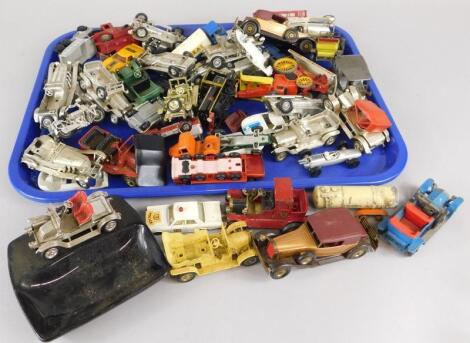 A collection of die cast vehicles