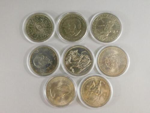 A 1951-1981 Great Britain five shilling crown collection