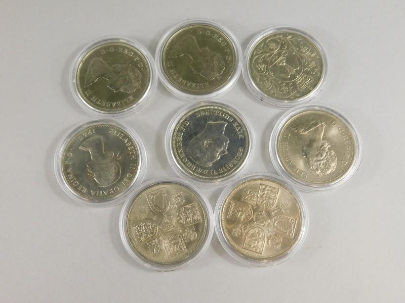 A 1951-1981 Great Britain five shilling crown collection