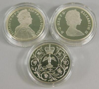 Three silver commemorative coins - 2