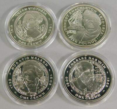 Four silver coins