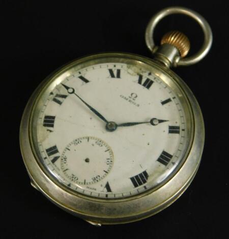 An Omega pocket watch