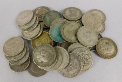 41 pre 1946 sixpence coins