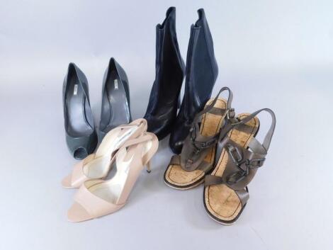 Various designer shoes