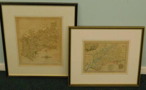 Two maps of Gloucestershire