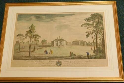 After Samuel and Nathaniel Buck. The south west view of Melton Constable in the county of Norfolk