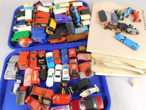 A quantity of playworn die-cast vehicles