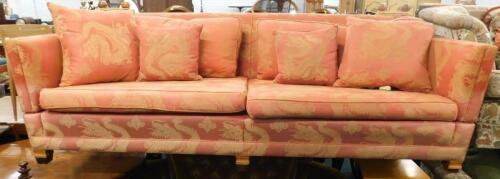 A large Duresta Knoll three seat sofa