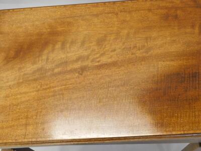 An Edwardian mahogany and marquetry card table - 2