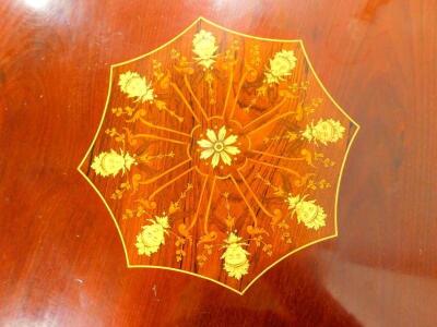 An Edwardian mahogany window table - 2