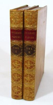 Binding.- Aufrere (Anthony) The Lockhart Papers 2 vol.