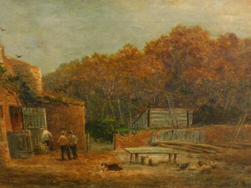 Charles L Shaw (act. c.1880-1898). Farmyard