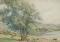 20thC British School. River landscape