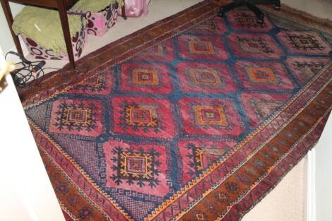 A Bokhara design rug