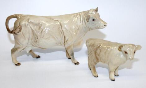 A Beswick cow