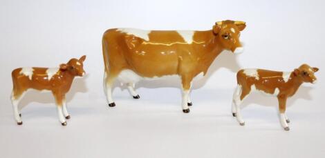 A Beswick cow