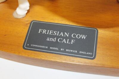 A Beswick Friesian cow and calf connoisseur model - 3