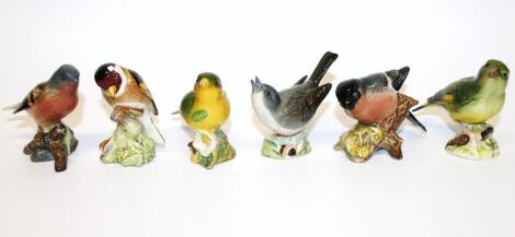 A collection of Beswick bird figures