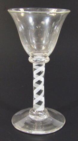 A 19thC drinking glass