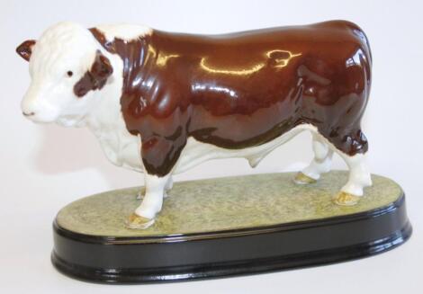 A Beswick cow figure