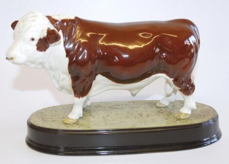 A Beswick model of a cow