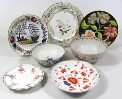 Various early 19thC pottery and porcelain