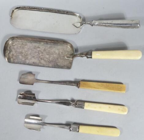 Various Edwardian silver plated and other items