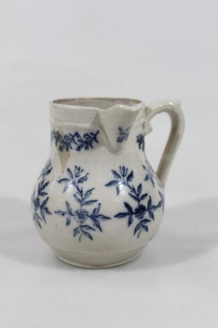 A late 18thC English porcelain cream pot