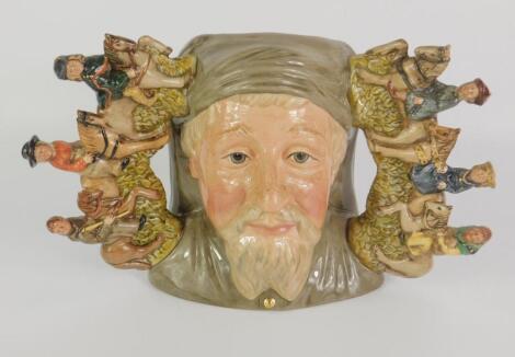 A Royal Doulton character jug modelled as Geoffrey Chaucer