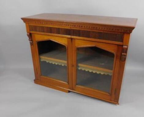 A Victorian mahogany bookcase