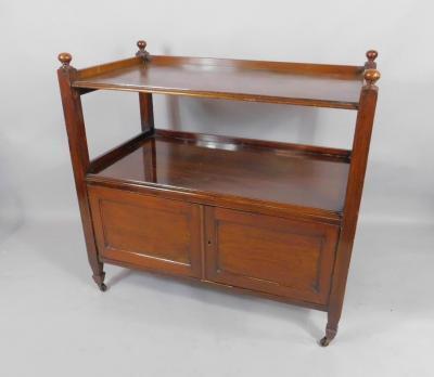 A Victorian mahogany buffet