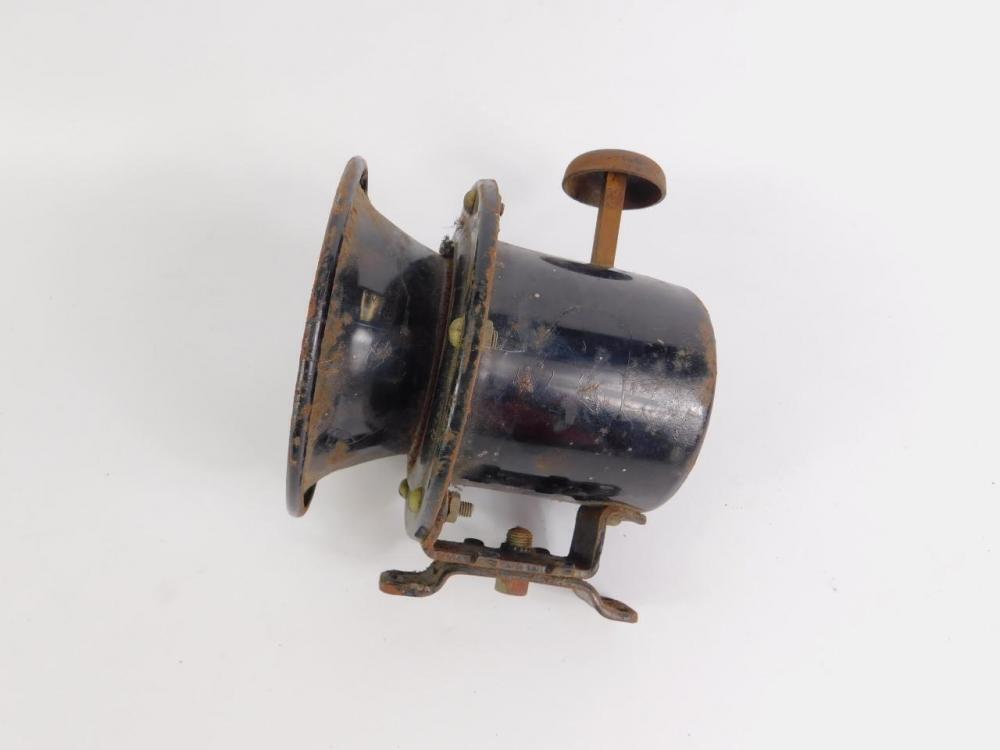 A Klaxon CK type hand operated Awooga car horn