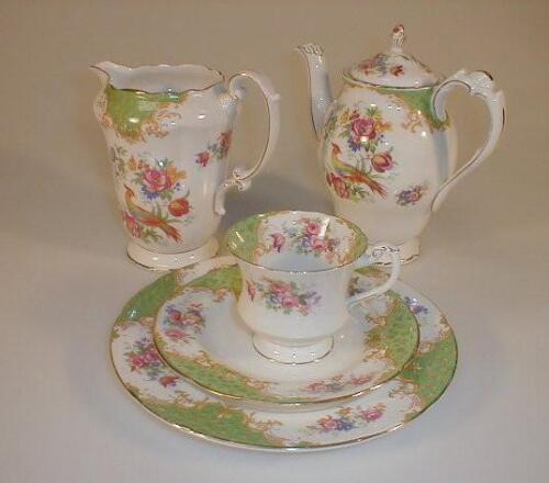 A Paragon Rockingham bone china part coffee service