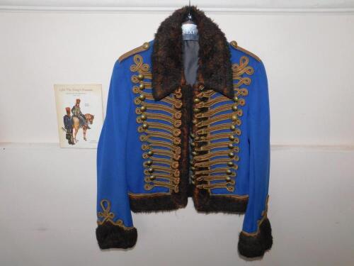 A Hussar's replica blue pelisse