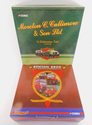 A Corgi die cast Moretown C Cullimore & Son Ltd two piece set