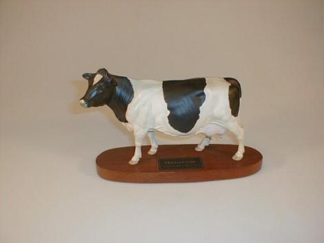 A Beswick connoisseur model of a Friesian cow