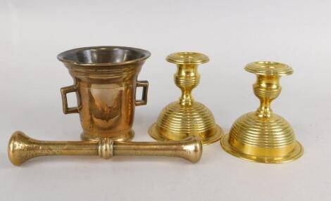 Three items of metalware