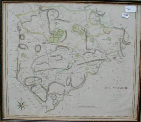 J Cary (Eng. & Pub.) A map of Rutlandshire