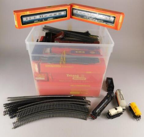 A large quantity of Hornby model railway track