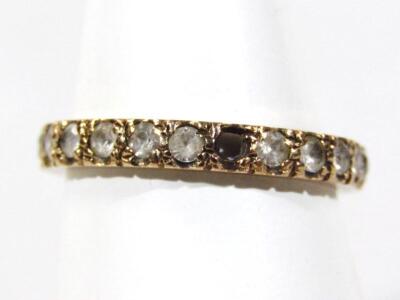 A 9ct gold eternity ring