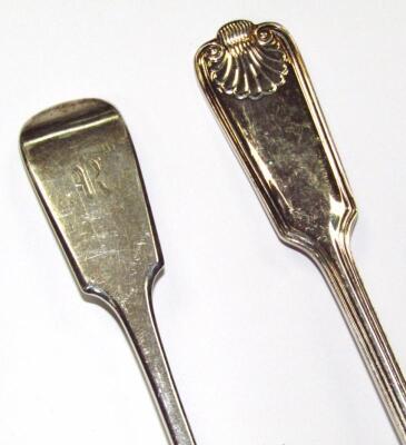 A late Victorian silver tablespoon - 4