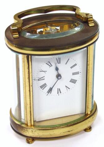 An early 20thC carriage clock