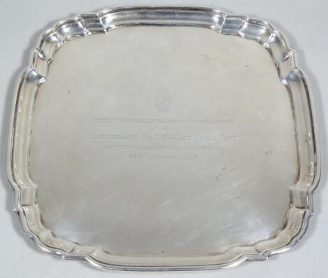 An American salver