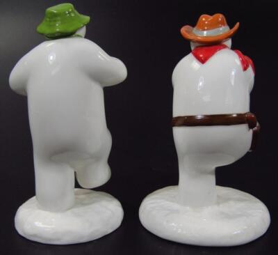 Two Coalport Characters The Snowman figures - 2
